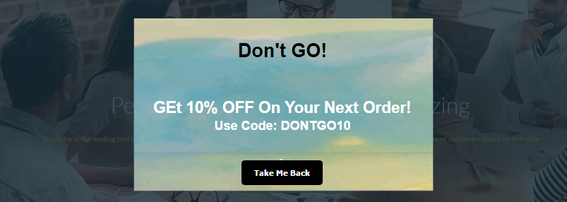Stop Exit Intent Exit-Intent popup