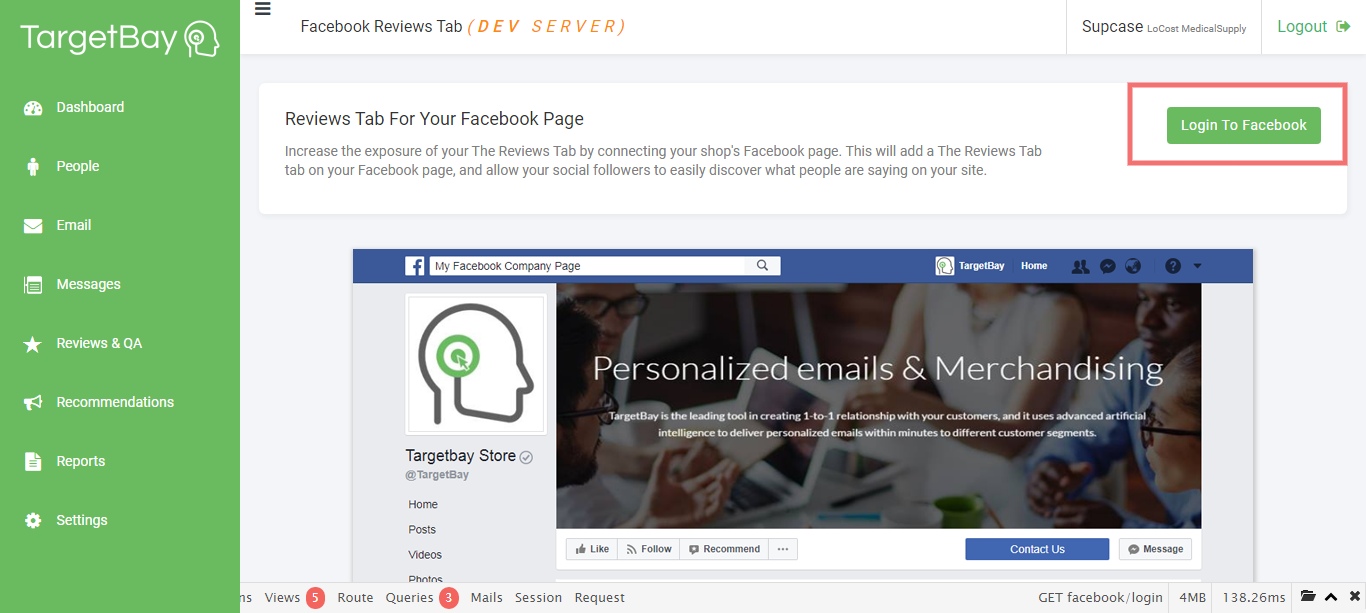 Facebook Integratoin Facebook Integratoin