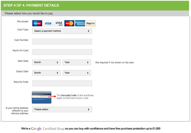 Payment Details Payment Details
