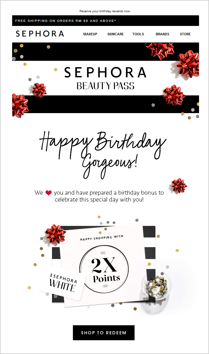 Sephora Birthday Emails Sephora Birthday Emails