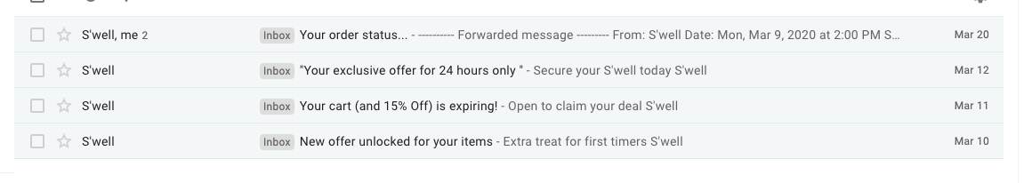 ACET swell subject line