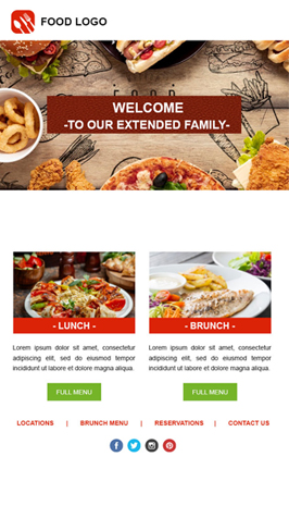 White themed eCommerce welcome email template to greet first-time shoppers. Download for Free Now.