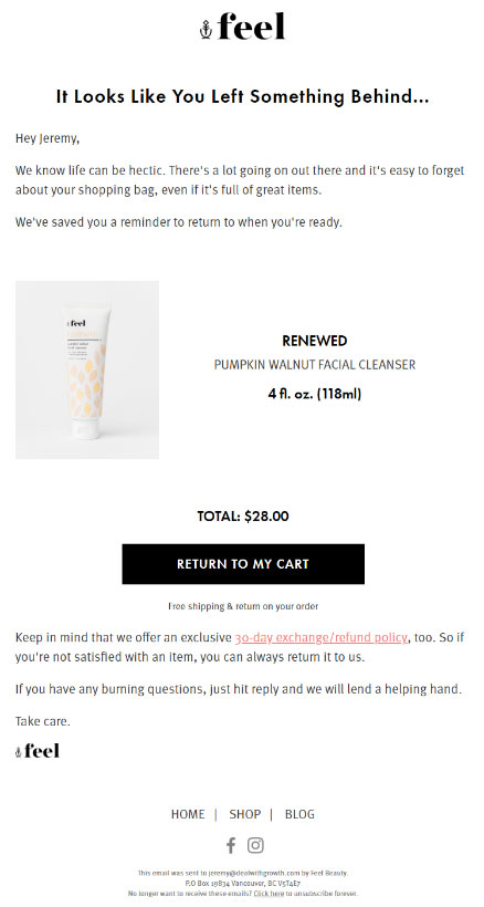 branding abandoned cart email branding abandoned cart email