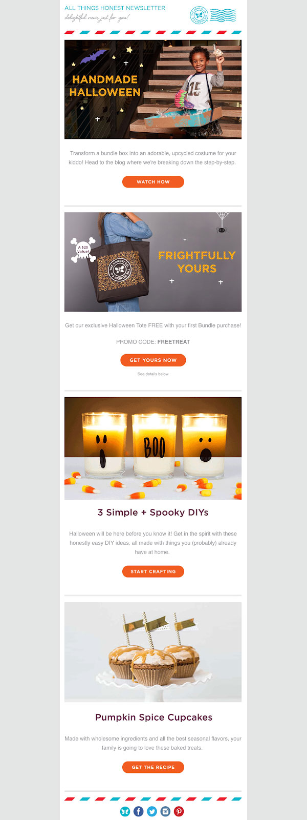 Clear CTA for Halloween Email Template Clear CTA for Halloween Email Template