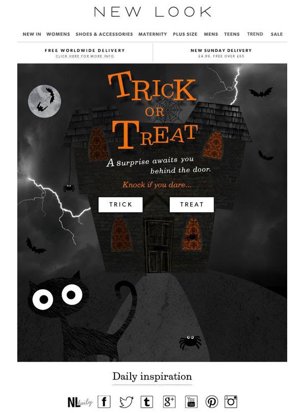 Creative Halloween Email Template Creative Halloween Email Template