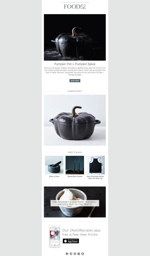 Innovative Design for Halloween Email Template Innovative Design for Halloween Email Template