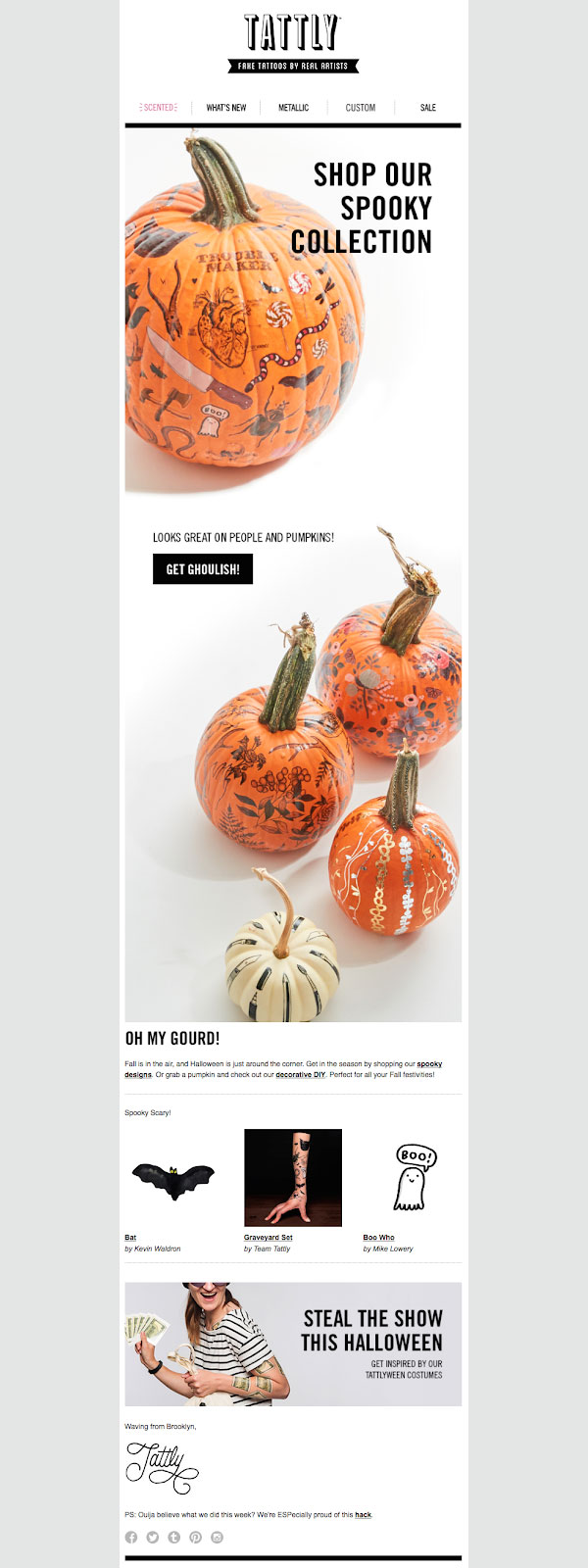 Smart design for Halloween Email Template Smart design for Halloween Email Template