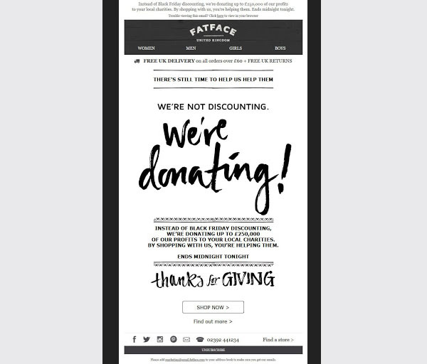 Creative Black Friday email template Creative Black Friday email template