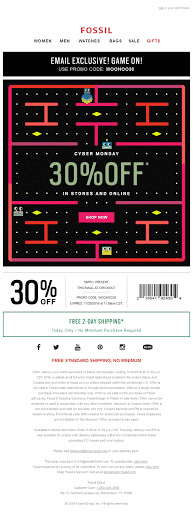 Creative Cyber Monday email template Creative Cyber Monday email template