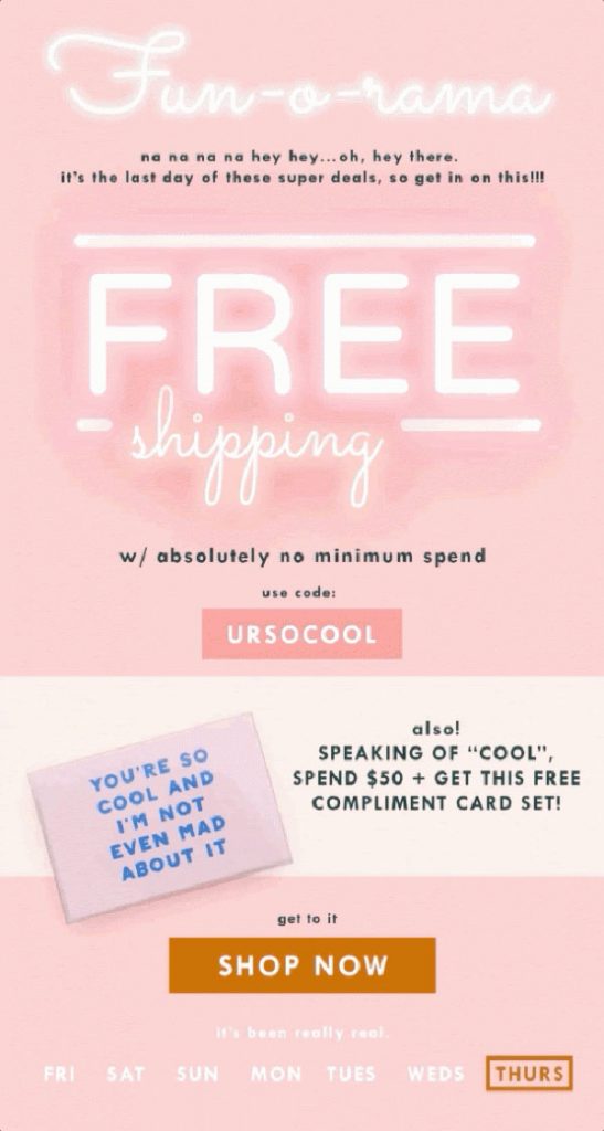 Thanksgiving email template with free shipping Thanksgiving email template with free shipping