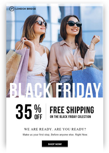 Thoughtful Black Friday email templates Thoughtful Black Friday email templates