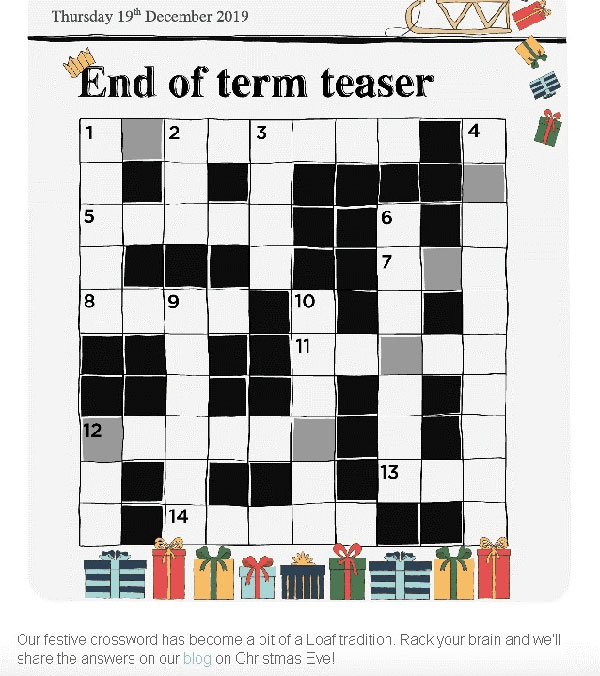 Christmas email campaign for contest Christmas email campaign for contest