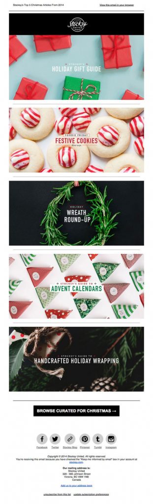 Christmas email template for Christmas treats Christmas email template for Christmas treats