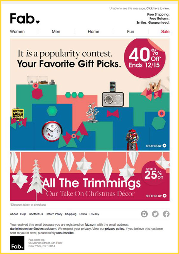 Happy Christmas email template Happy Christmas email template