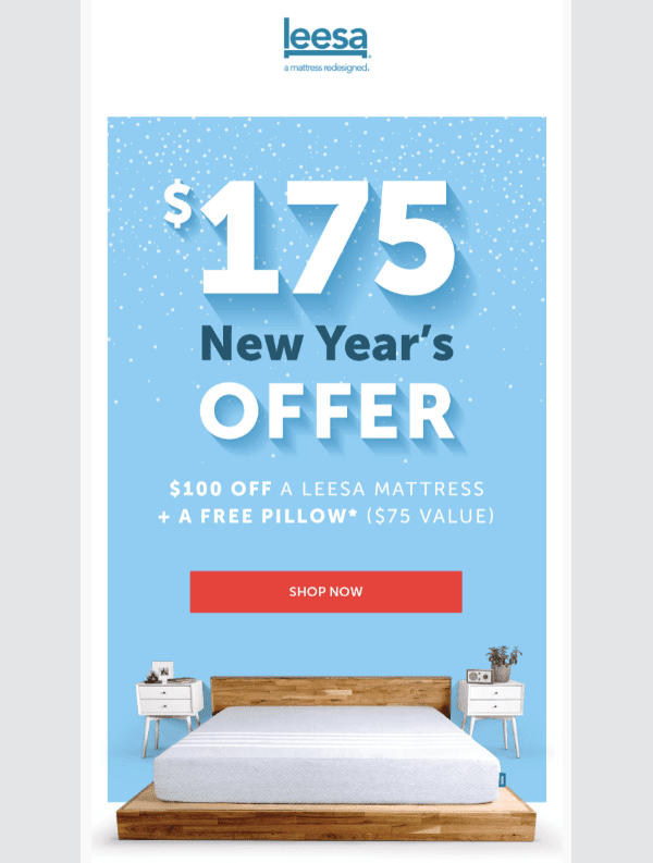 Post-Christmas email template Post-Christmas email template