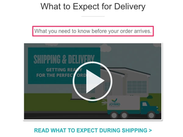 Order confirmation email example Order confirmation email example