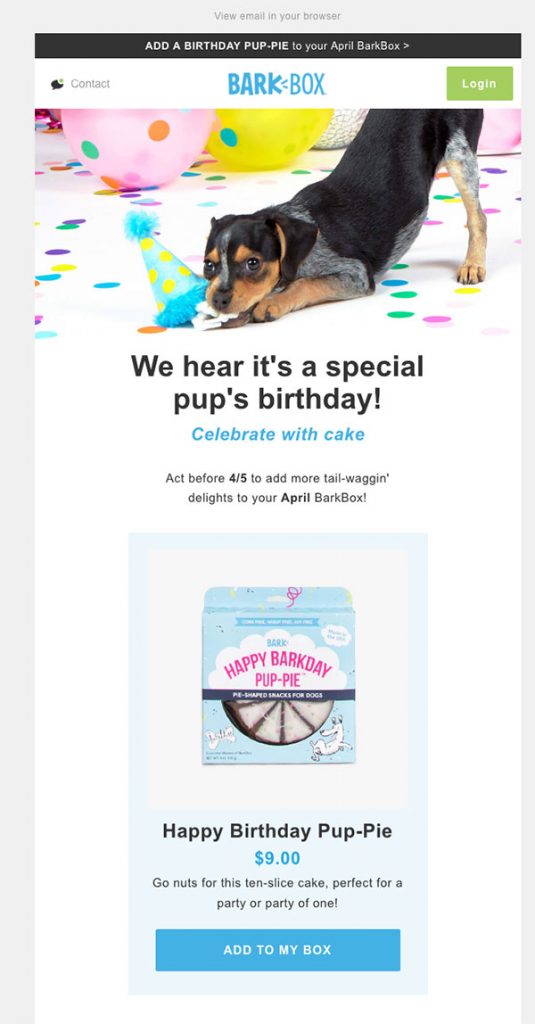 barkbox's newsletter barkbox's newsletter