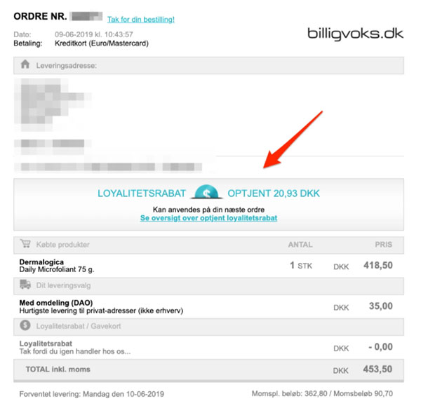 billigvoks's order confirmation billigvoks's order confirmation