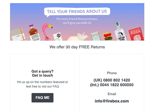 fireboxs order confirmation