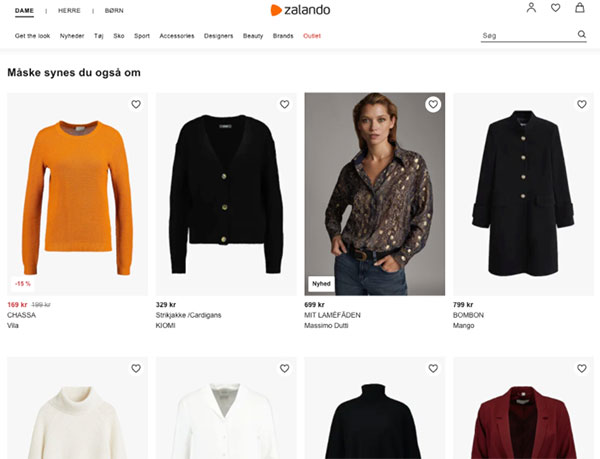 zalando's order confirmation zalando's order confirmation