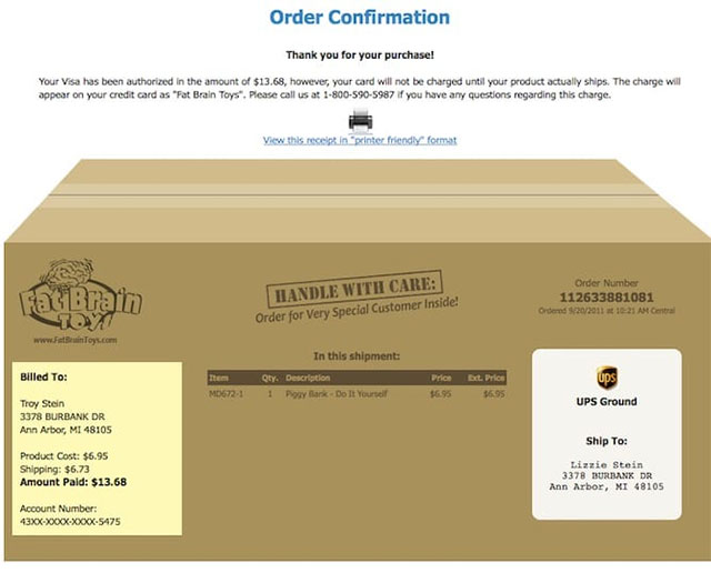 Order Confirmation Email Example 2 Order Confirmation Email Example 2