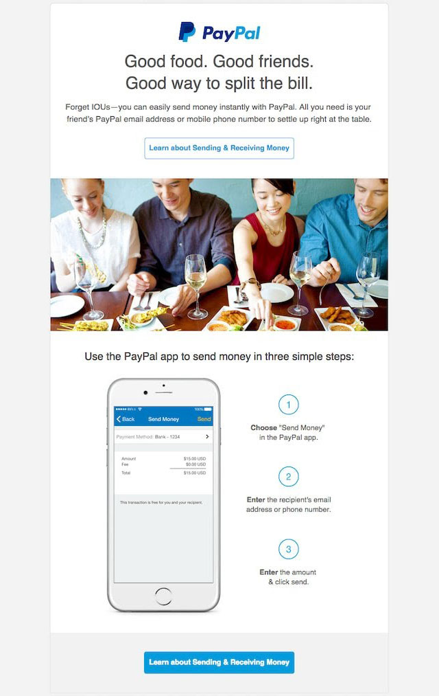 Paypal - email marketing campaign Paypal - email marketing campaign