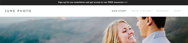 announcement bar for shopify email list