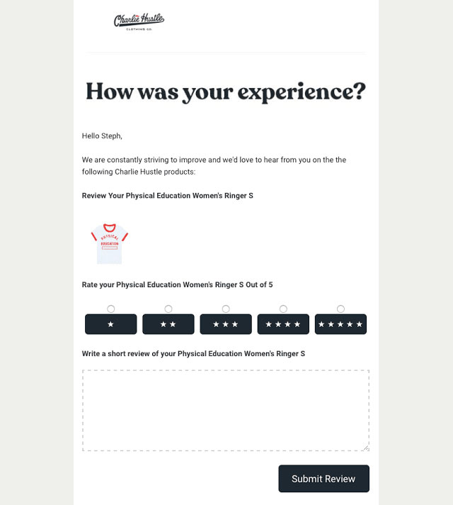ask feedback for email engagement