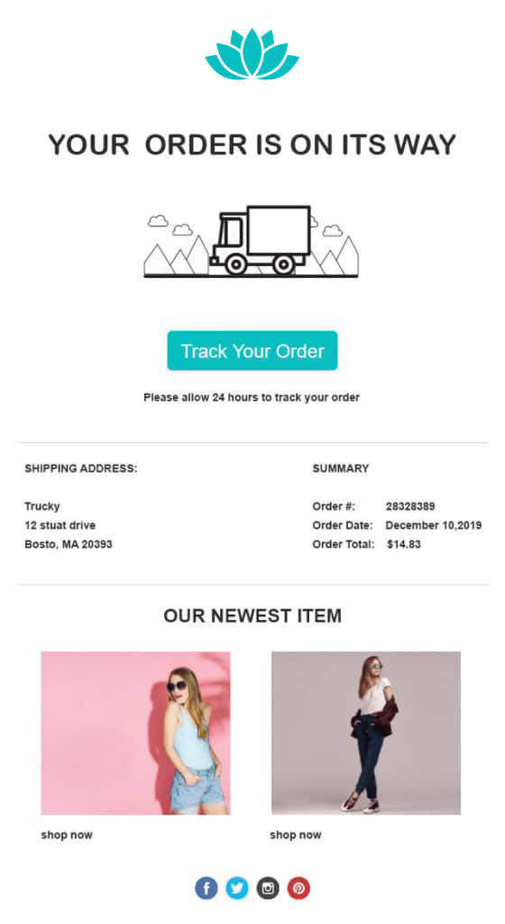 confirmation email template example