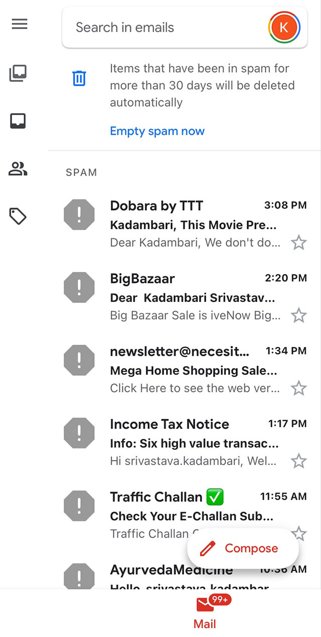 shopify emails in spam
