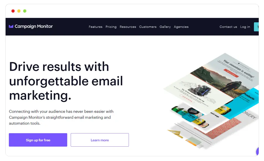 campaign monitor email marketing software
