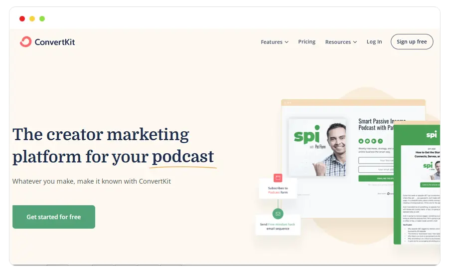 convertkit email marketing software