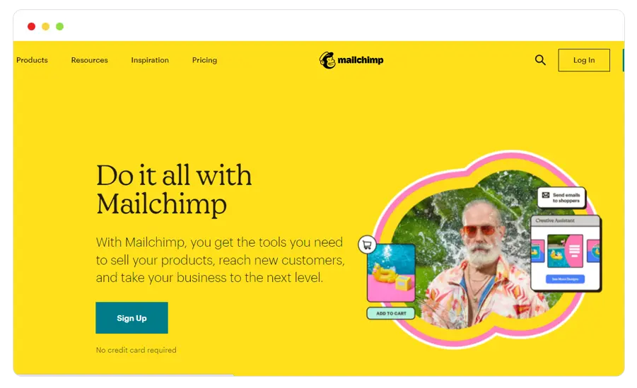 mailchimp email marketing software