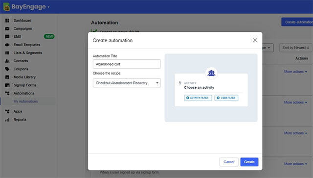 enter the automation title