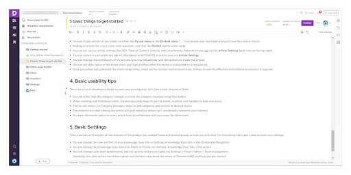 Knowledge base software