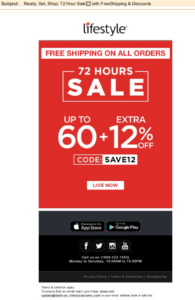 Example of Promotional Email