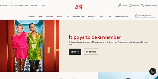H&M-VIP-Programs-Examples