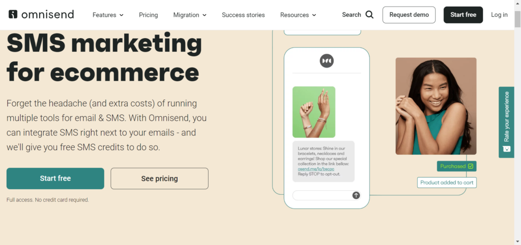 sms automation sms marketing for ecommerce omnisend