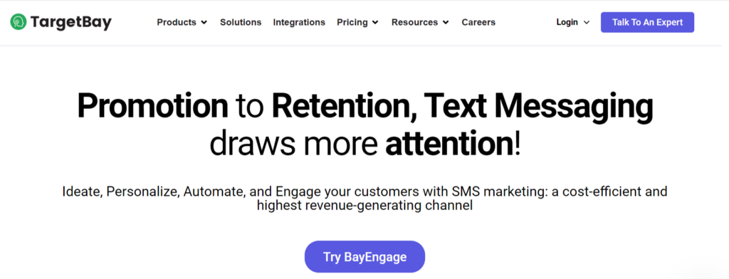 sms marketing targetbay