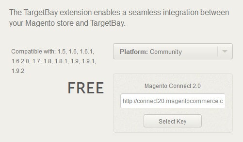TargetBay Magento Extension Key