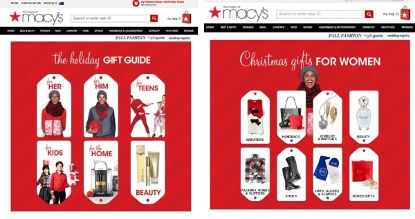 Create A Christmas Gifts Landing Page