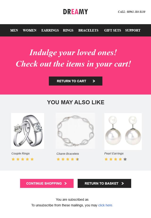 valentine's day email template for user reviews