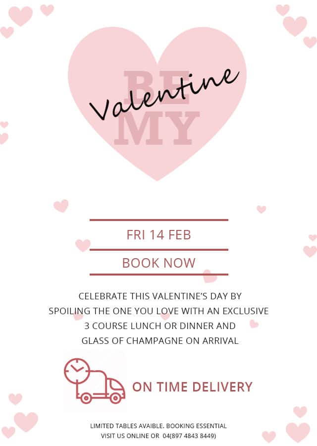 Valentine's day email templates with a countdown