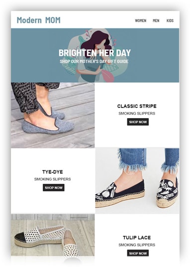 Mothers day Email Templates for fashion