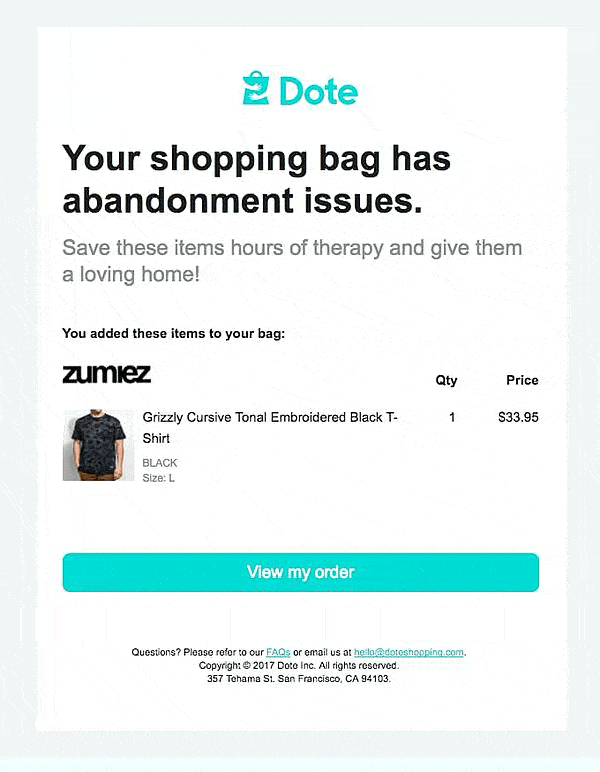 woocommerce abandoned cart email template design