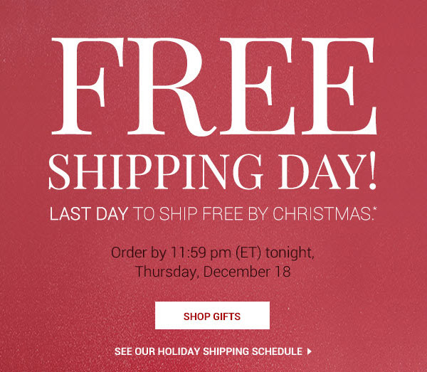 Free Shipping Day Email Template
