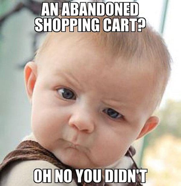 Shopping cart abandonment